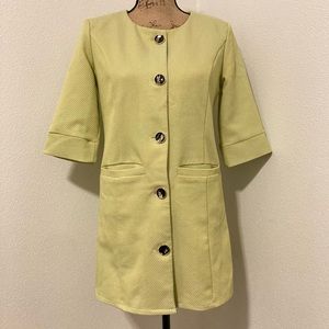 Vintage Van Gils Light Green Coat, M